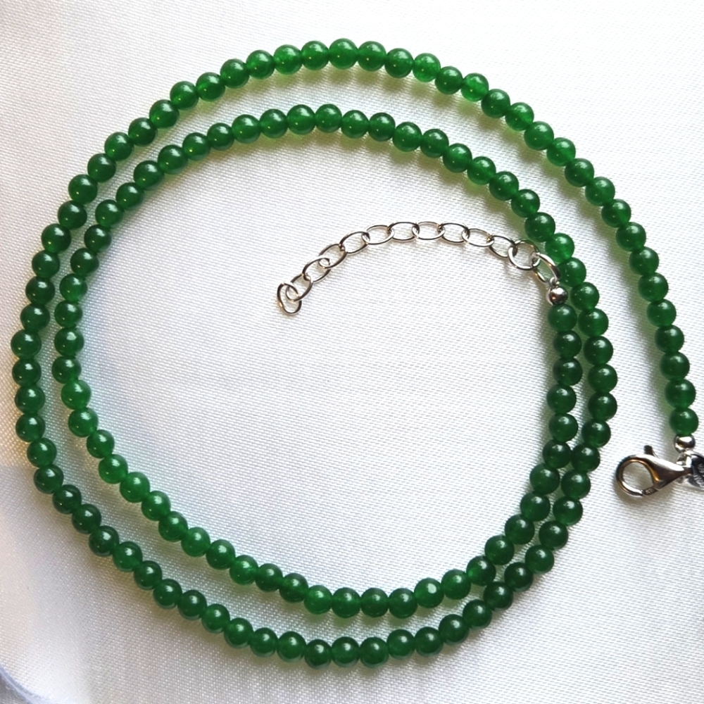 Nicky Butler Sterling Silver semi-precious gemstone beaded necklace.